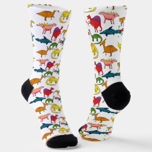 Cute Dinosaur Collection Thunder_Cove Socks