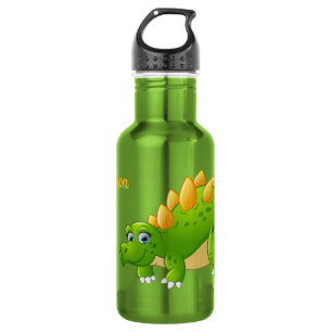 Cute Dinosaur custom name water bottles