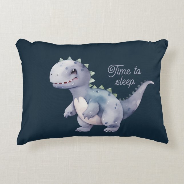 Cute Dinosaur Decorative Cushion (Front)