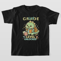 Cute Dinosaur Fifth Grade Level Unlocked 5th kids