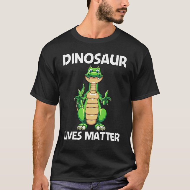 Cute Dinosaur For Men Women Dino Extinct Dinosaur  T-Shirt (Front)