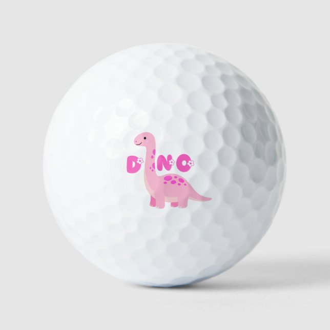 Cute dinosaur 🦕  golf balls (Front)