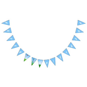 Cute Dinosaur Golf Themed Kids Birthday  Bunting