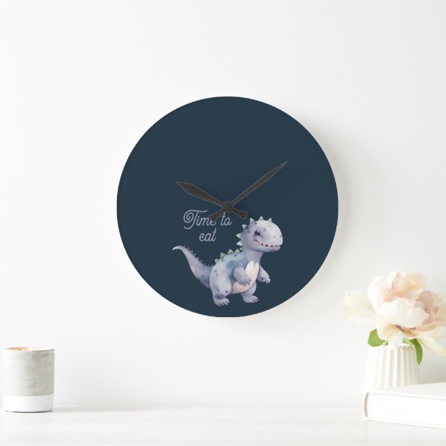 Cute Dinosaur Large Clock (Home)