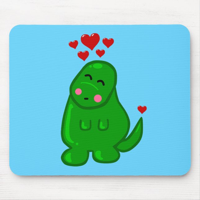 Cute Dinosaur Mouse Mat (Front)