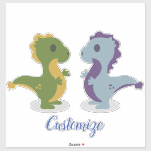 Cute Dinosaur Pair Thunder_Cove