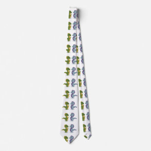 Cute Dinosaur Pair Thunder_Cove Tie