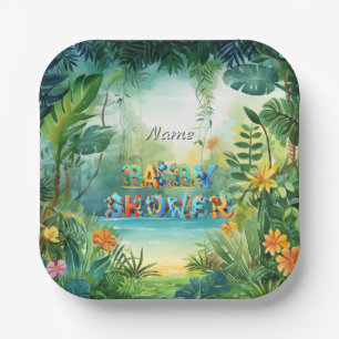 Cute Dinosaur Paper Plate