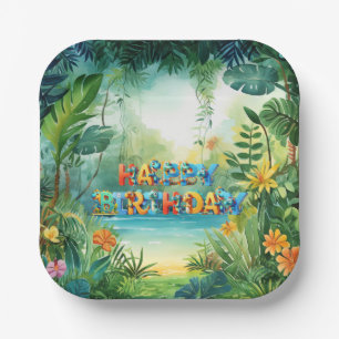 Cute Dinosaur Paper Plate