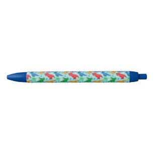 Cute Dinosaur Pattern Black Ink Pen