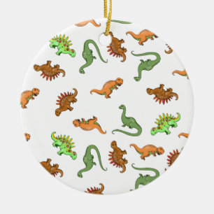 Cute Dinosaur Pattern Ceramic Tree Decoration