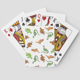 Cute Dinosaur Pattern Playing Cards