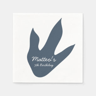 Cute Dinosaur Personalised Birthday Napkins