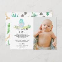 Cute Dinosaur Photo Baby Shower