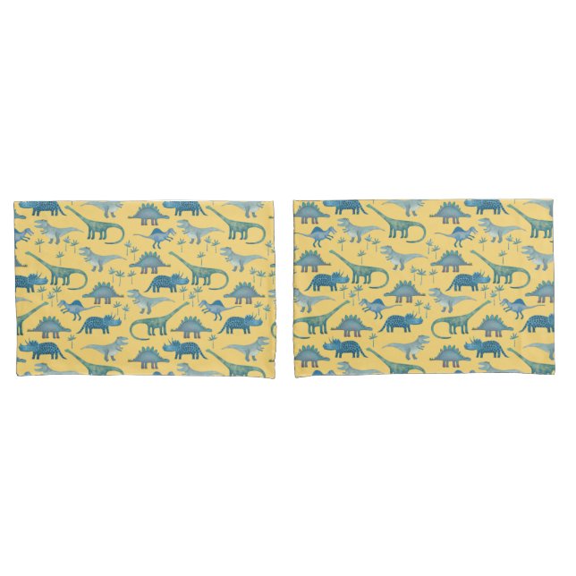 Cute Dinosaur Pillowcase (Front-Set)
