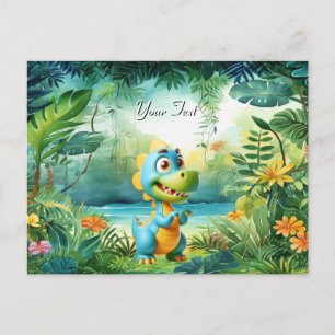 Cute Dinosaur Postcard