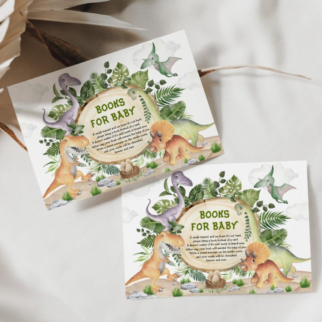Cute Dinosaur Prehistoric Animals Books for Baby Enclosure Card (Creator Uploaded)