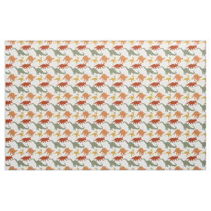 Cute Dinosaur Print Fabric