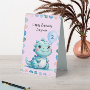Cute Dinosaur roar Boy Happy birthday party