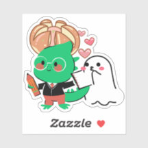 Cute Dinosaur Scholar & Ghost Writer
