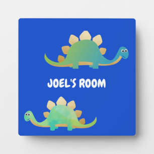 Cute Dinosaur Tabletop Plaque with Easel