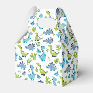 cute dinosaur tiled pattern party  favour box