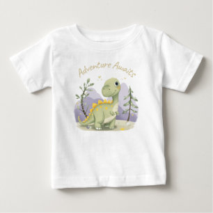 Cute Dinosaur Toddler Baby T-Shirt