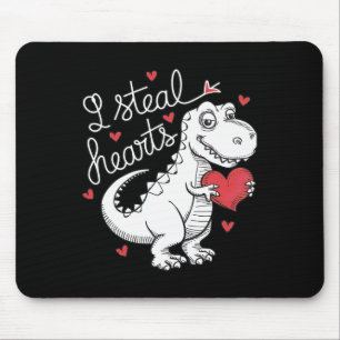 Cute Dinosaur Valentine I Steal Hearts For Men And Mouse Mat