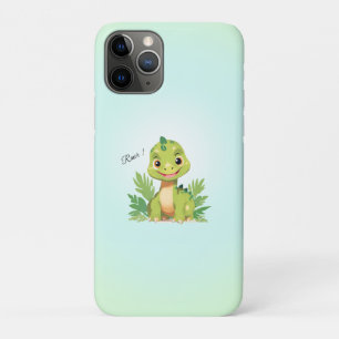 Cute dinosaur wild jungle zoo Birthday party boys iPhone 11 Pro Case