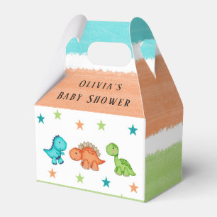 Cute Dinosaurs and Stars Baby Shower Favour Box