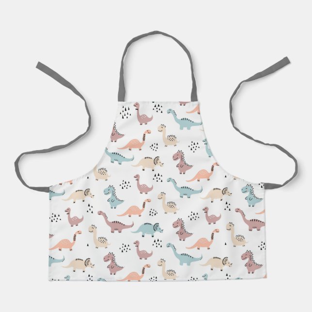 Cute Dinosaurs Apron (Front)