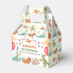 Cute Dinosaurs Birthday Party Favour Boxes