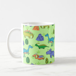Cute Dinosaurs, Cartoon Style. Coffee Mug