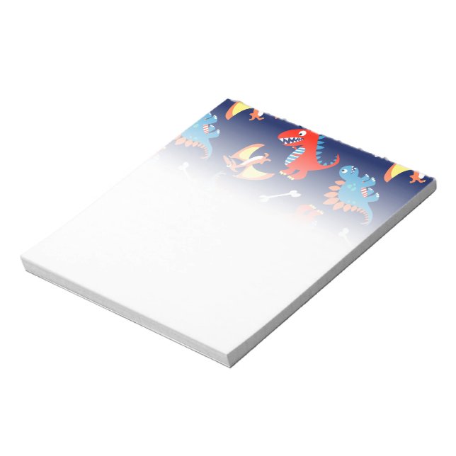 Cute dinosaurs notepad (Rotated)