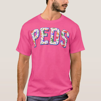 Cute Dinosaurs Paediatrics Nurses Peds Paediatrici T-Shirt