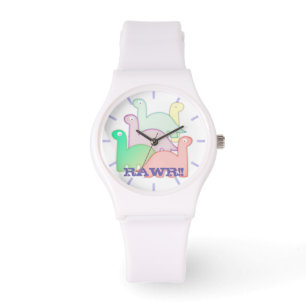 Cute Dinosaurs Pastel Colourful Watch