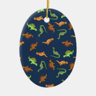 Cute Dinosaurs Pattern Ceramic Tree Decoration