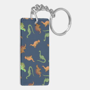 Cute Dinosaurs Pattern Key Ring