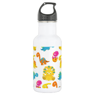 Cute Dinosaurs, Pattern Of Dinosaurs, Baby Dino 532 Ml Water Bottle