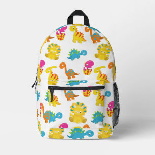 Cute Dinosaurs, Pattern Of Dinosaurs, Baby Dino Printed Backpack