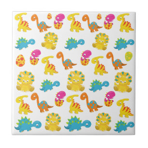 Cute Dinosaurs, Pattern Of Dinosaurs, Baby Dino Tile