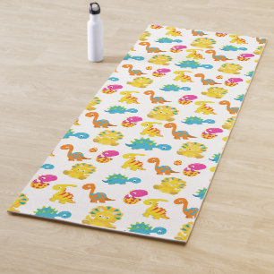 Cute Dinosaurs, Pattern Of Dinosaurs, Baby Dino Yoga Mat