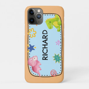 Cute Dinosaurs Personalised iPhone 11 Pro Case