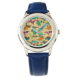 Cute Dinosaurs Prehistoric Kids Watch
