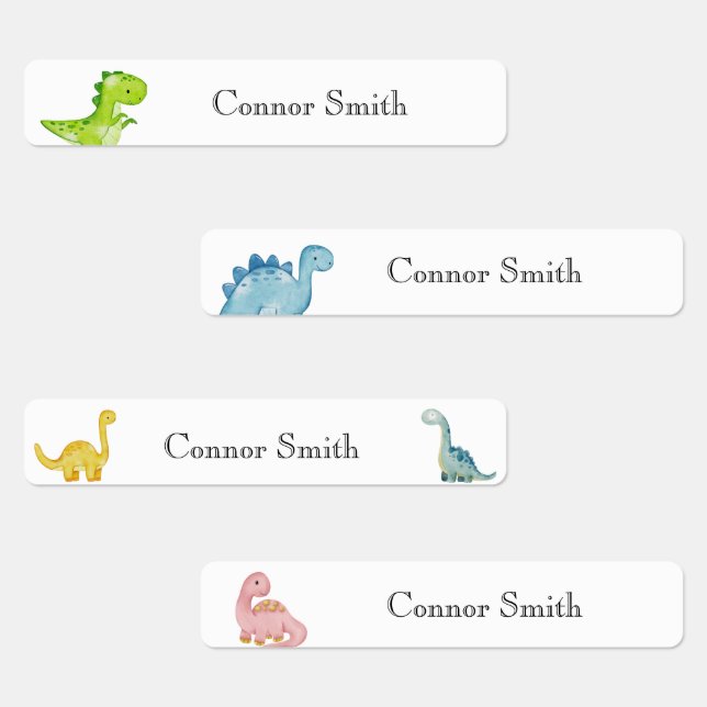 Cute Dinosaurs School Day Care Name Clothing (Group)