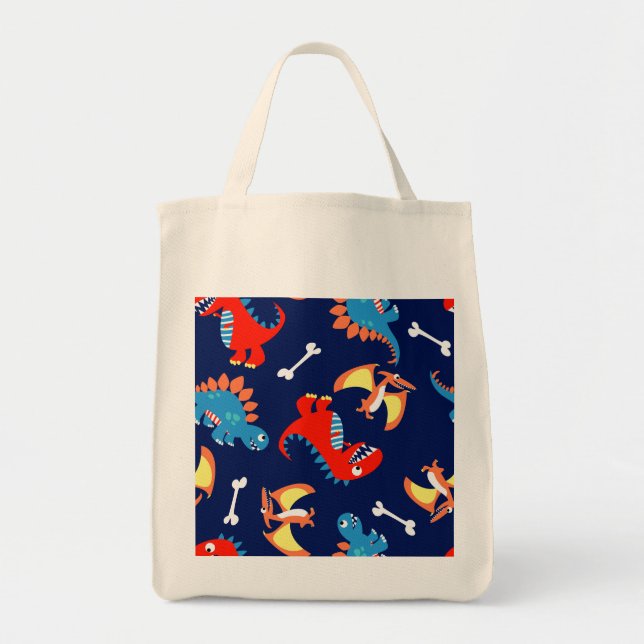 Cute dinosaurs. tote bag (Front)