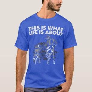Cute Dirt Bike Father Motocross Lovers MX Family L T-Shirt
