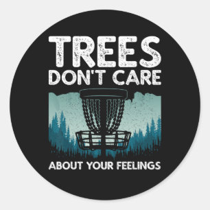 Cute Disc Golf Design For Men Women Disc Golf Play Classic Round Sticker