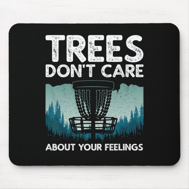Cute Disc Golf Design For Men Women Disc Golf Play Mouse Mat (Front)