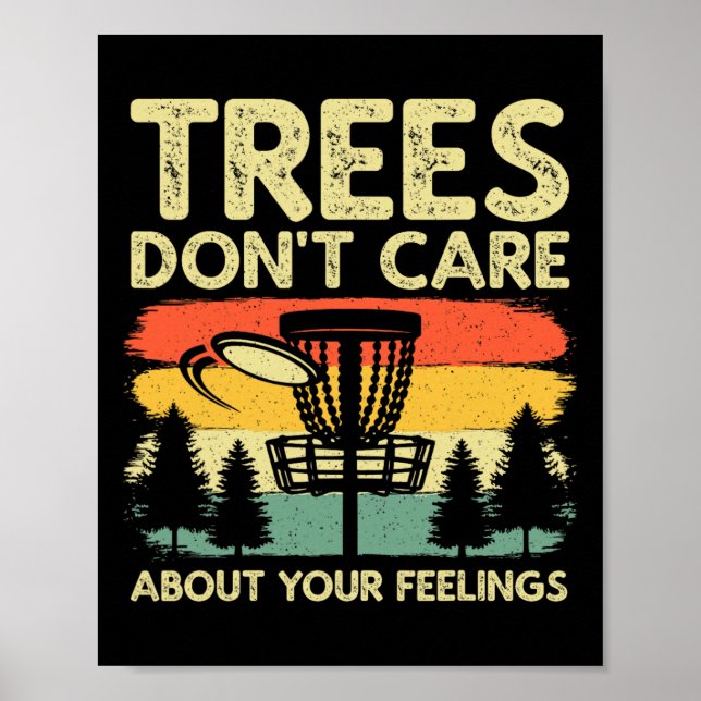 Cute Disc Golf Design For Men Women Disc Golf Play Poster (Front)